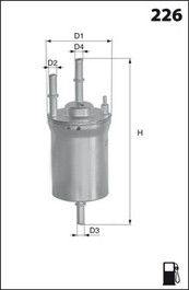 LUCAS FILTERS Топливный фильтр LFPF038